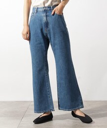 OZOC | [洗える]オーガニックコットンフレアデニムパンツ(パンツ)