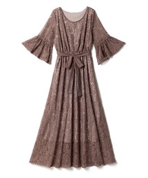 GRL | リボンベルト付きレースワンピース(ワンピース)