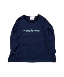 nunuforme / Exclusive Item "NOT nunu for me T-shirt" mb016 NAVY  (ウィメンズ,メンズ)
