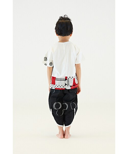 garcon la raison(ギャルソン・ラ・レゾン)の「ドルマンTシャツ(キッズ)(Tシャツ/カットソー・キッズ・ホワイト・110cm)」の3枚目の写真