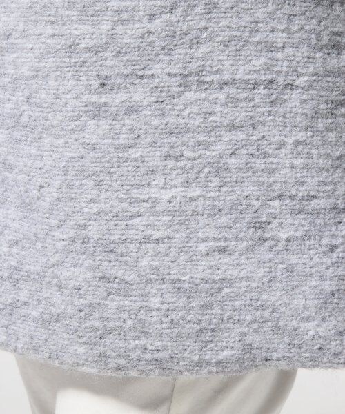 GLOBAL WORK（グローバルワーク）の「【イタリア製スライバーニット使用】スライバーナカワタコート（ジャケット/アウター・レディース・ライトグレー15/チャコールグレー19/ブルー85/ネイビー88・Ｓ/Ｍ/Ｌ）」の11枚目の写真