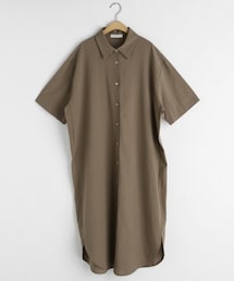 DHOLIC | ハーフスリーブシャツワンピース(シャツワンピース)