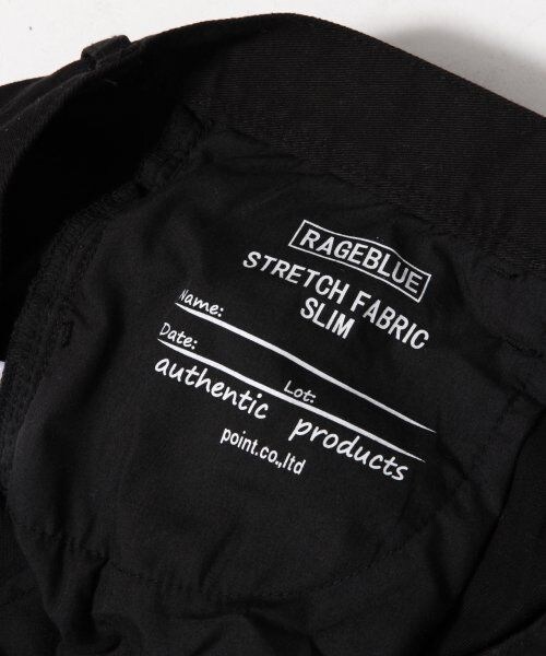 RAGEBLUE(レイジブルー)の「カラースリム5ポケFW(パンツ・メンズ・ブラック/ワイン/ベージュ/オリーブ・S(28インチ)/M(30インチ)/L(32インチ)/XL(34インチ))」の16枚目の写真