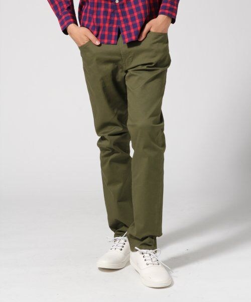 RAGEBLUE(レイジブルー)の「カラースリム5ポケFW(パンツ・メンズ・ブラック/ワイン/ベージュ/オリーブ・S(28インチ)/M(30インチ)/L(32インチ)/XL(34インチ))」の3枚目の写真