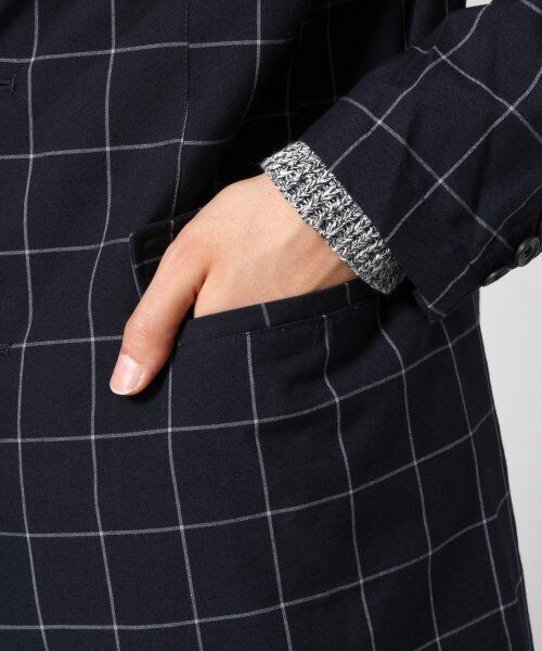 RAGEBLUE（レイジブルー）の「TRチェスターコート（ジャケット/アウター・メンズ・グレー/ネイビー/ネイビーチェック・Ｍ/Ｌ）」の13枚目の写真