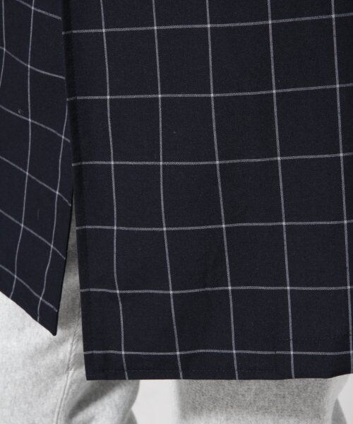 RAGEBLUE（レイジブルー）の「TRチェスターコート（ジャケット/アウター・メンズ・グレー/ネイビー/ネイビーチェック・Ｍ/Ｌ）」の14枚目の写真