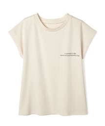 GRL | ロゴ入りフレンチスリーブトップス(Tシャツ/カットソー)