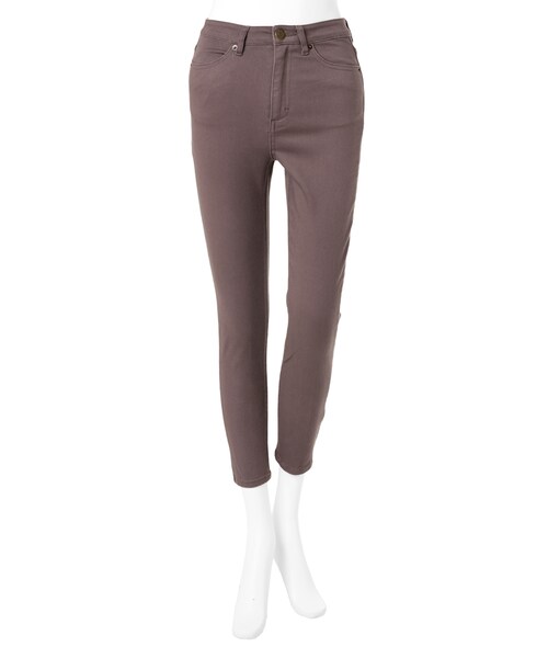 GRL（グレイル）の「ハイウエストスキニーパンツ（その他パンツ・レディース・ブラック/アイボリー/モカ・XS）」の3枚目の写真