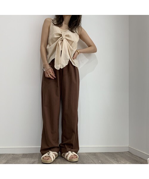 no brand（ノーブランド）の「2wayリボンタンクトップ（タンクトップ・レディース・その他）」の3枚目の写真