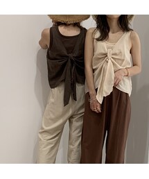 no brand | 2wayリボンタンクトップ(タンクトップ)