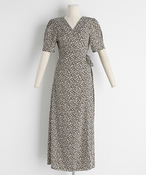 Dholic ディーホリック の フローラルラップワンピース ワンピース Wear