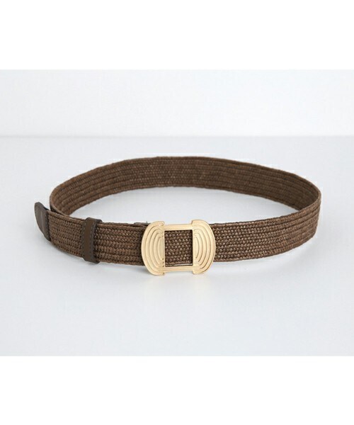 DHOLIC（ディーホリック）の「ゴールドバックルトベルト（ベルト・レディース・ブラック/ベージュ/ブラウン・FREE）」の2枚目の写真