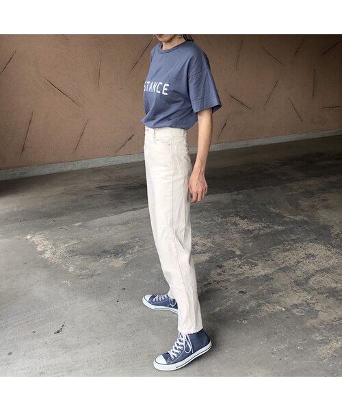 copine（コピン）の「シンプルカジュアル！ハイウエストストレートデニムパンツ(2size)【クリックポスト対象商品】（その他パンツ・レディース・その他）」の8枚目の写真