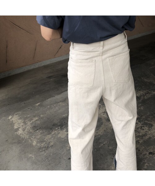 copine（コピン）の「シンプルカジュアル！ハイウエストストレートデニムパンツ(2size)【クリックポスト対象商品】（その他パンツ・レディース・その他）」の11枚目の写真