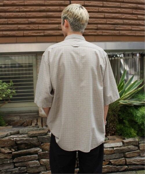 Oriens JOURNAL STANDARD(オリエンス ジャーナルスタンダード)の「Wide Check S/S SH:シャツ(トップス・ベージュ/フリー/在庫あり)」の7枚目の写真