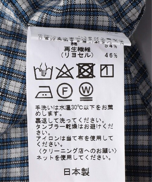Oriens JOURNAL STANDARD(オリエンス ジャーナルスタンダード)の「Wide Check S/S SH:シャツ(トップス・ベージュ/フリー/在庫あり)」の18枚目の写真