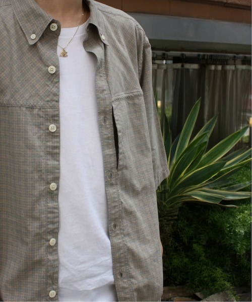 Oriens JOURNAL STANDARD(オリエンス ジャーナルスタンダード)の「Wide Check S/S SH:シャツ(トップス・ベージュ/フリー/在庫あり)」の8枚目の写真