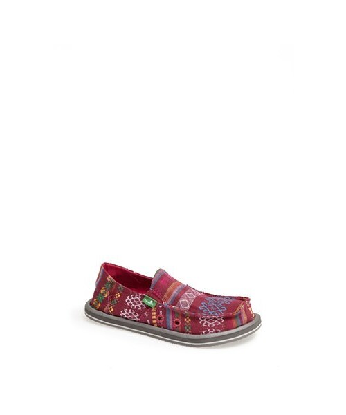 sanuk(サヌーク)の「Sanuk 'Donna - Poncho' Vegan Slip-On (Little Kid & Big Kid)(その他パンツ・キッズ・Pink Poncho/Fuchsia Poncho/Natural Poncho・Little Kid 3 M/Big Kid 4 M/Little Kid 2 M/Big Kid 6 M/Little Kid 1 M/Big Kid 5 M)」の4枚目の写真