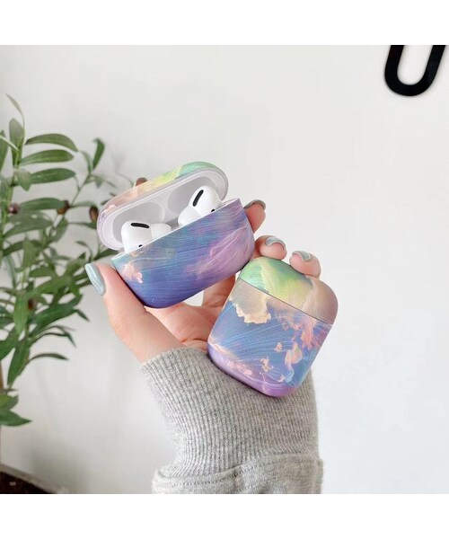 no brand（ノーブランド）の「空の雲 エアーポッズプロケース AirPods 