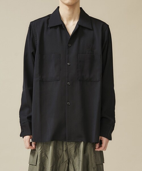 トップス needlesC.O.B. One-Up Shirt-Pe/W Doeskin Needles（ニードルス）の「C.O.B.One-Up Shirt-Pe／W Doeskin