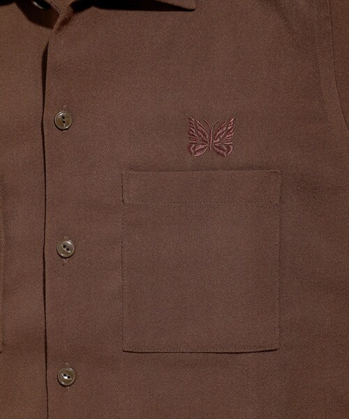 トップス needlesC.O.B. One-Up Shirt-Pe/W Doeskin Needles（ニードルス）の「C.O.B.One-Up Shirt-Pe／W Doeskin