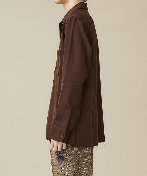 トップス needlesC.O.B. One-Up Shirt-Pe/W Doeskin Needles（ニードルス）の「C.O.B.One-Up Shirt-Pe／W Doeskin