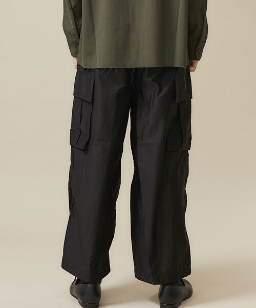 Needles H.D. Pant - BDU ブラック カーゴパンツ M NEEDLES(ニードルズ)H.D. Pant - BDU(BDU ヒザデルパンツ)2024SS