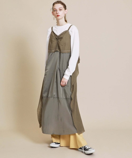 PONTI（ポンティ）の「ウールボイルキュプラコンビネーションドレス 