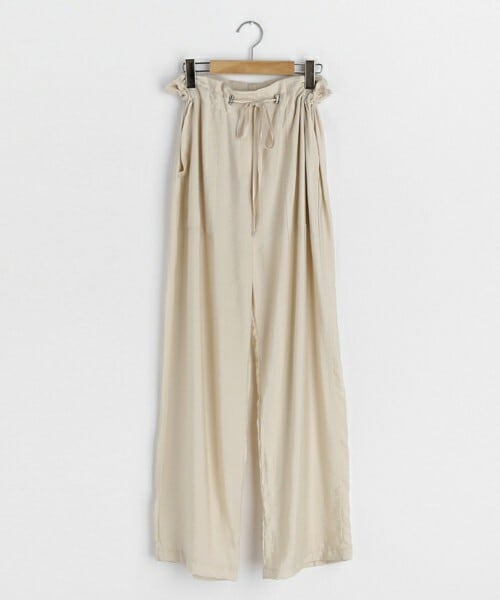 DHOLIC(ディーホリック)の「ドロストロングワイドパンツ(その他パンツ・レディース・ベージュ/ブラウン/グリーン・FREE)」の1枚目の写真
