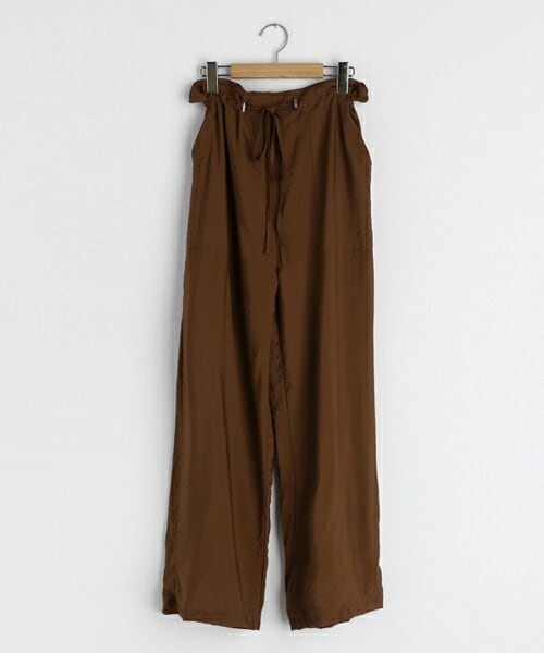 DHOLIC(ディーホリック)の「ドロストロングワイドパンツ(その他パンツ・レディース・ベージュ/ブラウン/グリーン・FREE)」の2枚目の写真