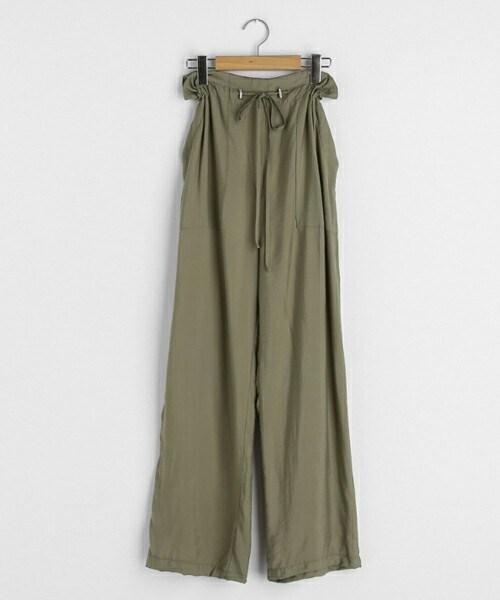 DHOLIC(ディーホリック)の「ドロストロングワイドパンツ(その他パンツ・レディース・ベージュ/ブラウン/グリーン・FREE)」の3枚目の写真