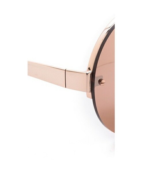 LINDA FARROW（リンダファロー）の「Linda Farrow Luxe Rose Gold Round Sunglasses（サングラス・Rose Gold・One Size）」の4枚目の写真