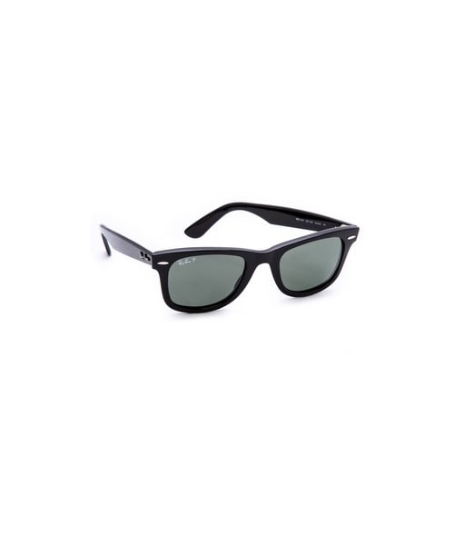 Ray-Ban(レイバン)の「Ray-Ban Polarized Wayfarer Sunglasses(サングラス・Black/Green Polar・One Size)」の1枚目の写真