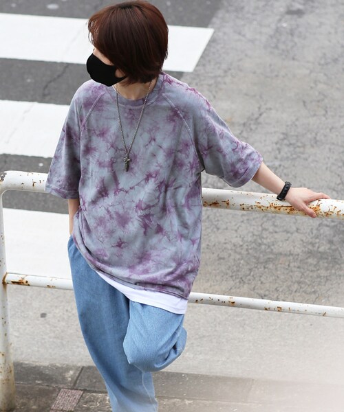BOYSHE（ボーイシー）の「タイダイ クルーネック Tシャツ【T0034】（Tシャツ/カットソー・レディース・その他）」の8枚目の写真