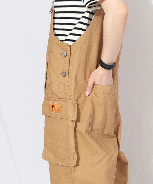 BOYSHE(ボーイシー)の「オーバーサイズ オーバーオール ネイビー(チノパンツ・レディース・その他)」の10枚目の写真