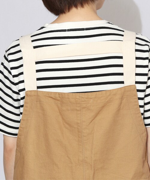 BOYSHE(ボーイシー)の「オーバーサイズ オーバーオール ネイビー(チノパンツ・レディース・その他)」の12枚目の写真