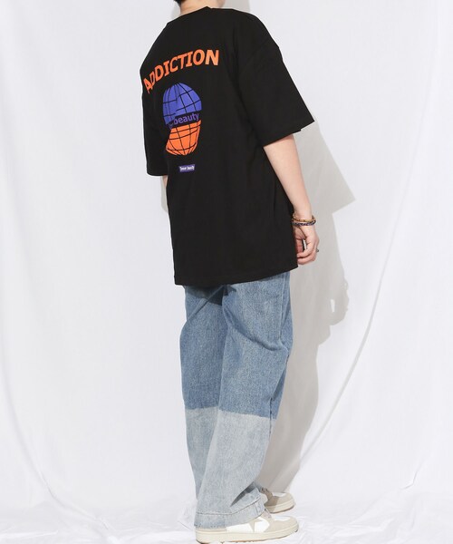 BOYSHE（ボーイシー）の「ストレート配色デニムパンツ（デニムパンツ・レディース・その他）」の9枚目の写真