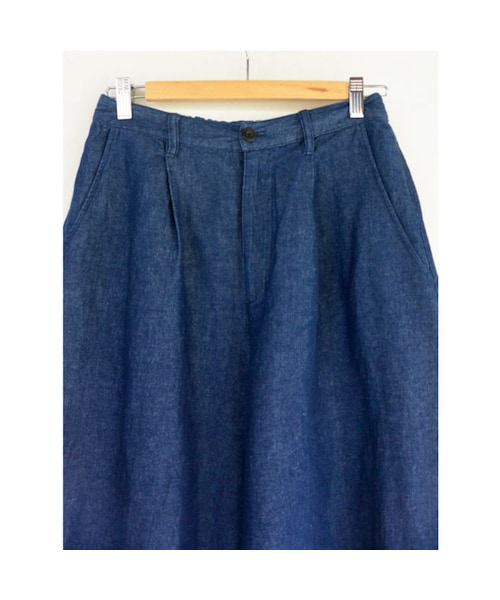 HEAVENLY ヘブンリー コットン リネン 12OZ デニム タック パンツ STORES.jp（ストアーズドットジェーピー）の「HEAVENLY