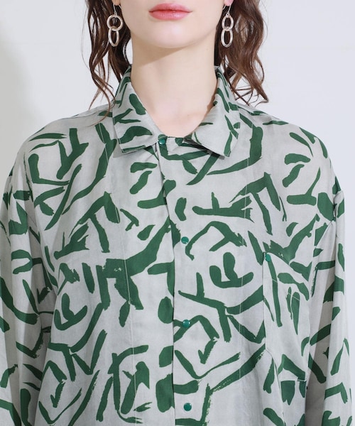 TOGA PULLA（トーガ　プルラ）の「インナーシャツ（その他・レディース・GREEN/BLUE・36）」の14枚目の写真