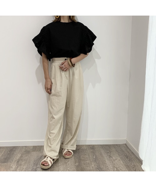 no brand（ノーブランド）の「フリルショルダーブラウス（シャツ/ブラウス・レディース・その他）」の4枚目の写真