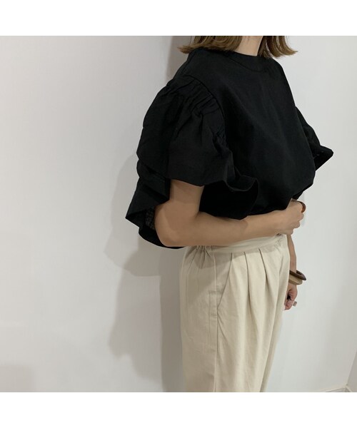 no brand（ノーブランド）の「フリルショルダーブラウス（シャツ/ブラウス・レディース・その他）」の5枚目の写真