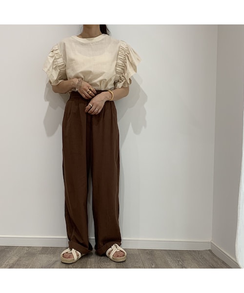 no brand（ノーブランド）の「フリルショルダーブラウス（シャツ/ブラウス・レディース・その他）」の3枚目の写真