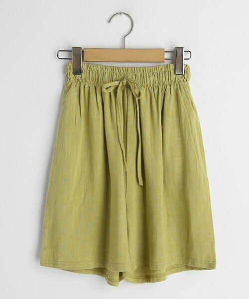 DHOLIC(ディーホリック)の「リネン混イージーショートパンツ(その他パンツ・レディース・ホワイト/ベージュ/イエロー/グリーン/ブルー/ブラック/ブラウン・FREE)」の7枚目の写真