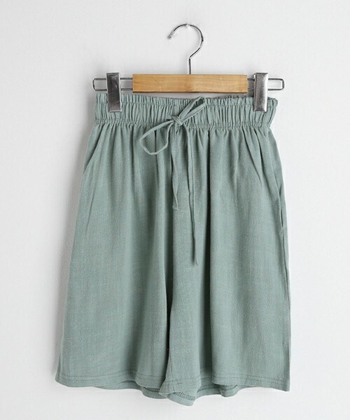 DHOLIC(ディーホリック)の「リネン混イージーショートパンツ(その他パンツ・レディース・ホワイト/ベージュ/イエロー/グリーン/ブルー/ブラック/ブラウン・FREE)」の5枚目の写真