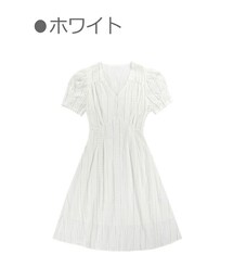 Bobon21 | 大人ガーリーコットンレースワンピース-全1色-(ワンピース)