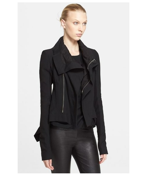 【最終価格】Rick Owens GEOレザージャケット　サイズ46 Rick Owens リックオウエンス レザージャケット OUTERSHIRT