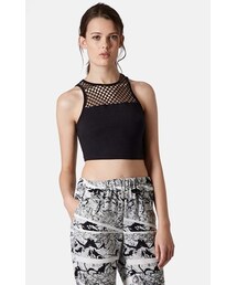 TOPSHOP | Topshop Mesh Yoke Crop Tank(タンクトップ)
