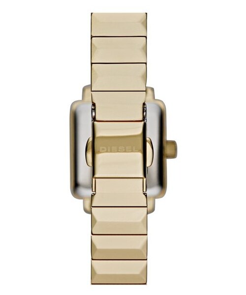 DIESEL（ディーゼル）の「DIESEL® Square Bracelet Watch, 19mm（アナログ腕時計・Gold）」の2枚目の写真