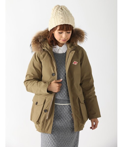 Rinajour（リナジュール）の「DANTON/ダウン（ジャケット/アウター・レディース・RED/NAVY/BEIGE・36）」の2枚目の写真