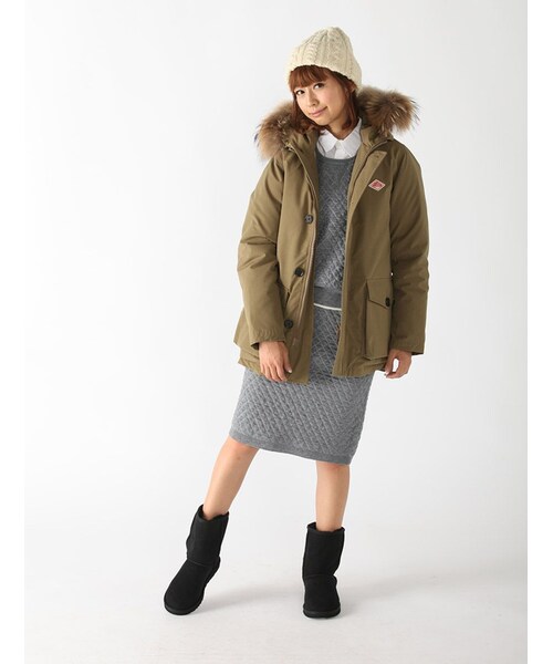 Rinajour（リナジュール）の「DANTON/ダウン（ジャケット/アウター・レディース・RED/NAVY/BEIGE・36）」の3枚目の写真